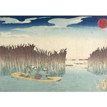 Utagawa Kuniyoshi: To To Meisho Series in Gathering Seaweed at Omon - Harvard Art Museum