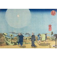 Utagawa Kuniyoshi, 歌川国芳 (Utagawa Kuniyoshi)による浮世絵「Shin-Yoshiwara, from the series Famous Places of the Eastern Capital (Tôto meisho)」