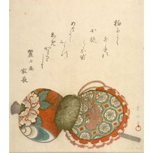 Kikugawa Eizan: Bag and Hammer, Late Edo period, circa early to mid 19th century - Harvard Art Museum