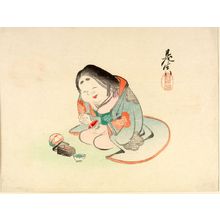 Shibata Zeshin: OTAFUKU MIXING COLORS - Harvard Art Museum
