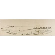 Utagawa Hiroshige: View of Gyôtoku Saltflats (Gyotoku Shiohama) - Harvard Art Museum