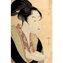 Kitagawa Utamaro: Love that Meets Each Night (Yo-goto ni au koi) from the series Anthology of Poems: The Love Section (Kasen koi no bu), Late Edo period, circa 1793-1794 - Harvard Art Museum