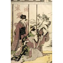 喜多川歌麿: Housecleaning (Susuhaki), Late Edo period, circa 1797-1799 - ハーバード大学