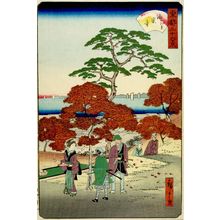 Utagawa Hiroshige II, 二歌川広重 (Hiroshige II)による浮世絵「THIRTY-SIX VIEWS OF YEDO, "KAIANJI KOYO", Late Edo period, 1862」