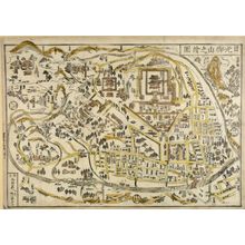 Unknown: Map of Nikko - Harvard Art Museum