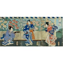 Kuniaki I: Triptych: Actors - Harvard Art Museum