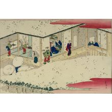 Totoya Hokkei: TEAHOUSE IN THE SNOW - Harvard Art Museum