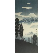 Fusô: Mount Fuji Seen from the Pass (Tôge no Fuji) - Harvard Art Museum