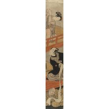 磯田湖龍齋: Mitate of Letter-Reading Scene from Chûshingura, Edo period, circa 1772-1773 - ハーバード大学