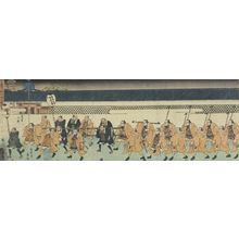 Utagawa Toyokuni I: Number Two Firemen's Procession (Niban goninzu gyoretsu no zu) - Harvard Art Museum