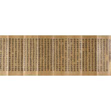 無款: Printed Greater Sutra of the Perfection of Wisdom (S: Mahâprajnâpâramitâ-sûtra ; J: Dai-hannya-haramitta-kyô), Volume 513, Vol. 3, Kamakura period, 1265 - ハーバード大学