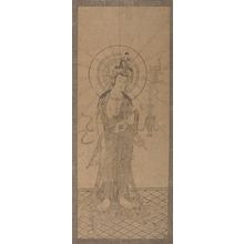 無款: Eleven-headed Kannon with Flask and Lotus Flower, Edo period, 18th century - ハーバード大学