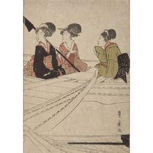 Utagawa Toyohiro: Boaters Watching a Fight - Harvard Art Museum