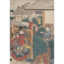 Japanese Print "Yoshitsune as a Boy (Onzôshi Ushiwakamaru), Late Edo period, 19th century" by Utagawa Kuniyoshi, 歌川国芳 (Utagawa Kuniyoshi)