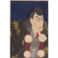 月岡芳年: Actor Ichikawa Danjûrô 9th as Benkei in the Play 