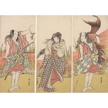 Katsukawa Shunko: Triptych: Actors - Harvard Art Museum