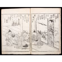 Suzuki Harunobu: Illustrated Book: Light Purple (Ehon hasa murasaki), Edo period, - Harvard Art Museum