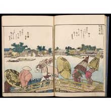 無款: Picture Book Sumida River A Glance of Both Shores (Ehon Sumida gawa ryogan ichiran), Vol. 2 - ハーバード大学