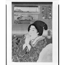 Utagawa Kuniyoshi: Oh How Cold! (ô tsumetai), from the series 