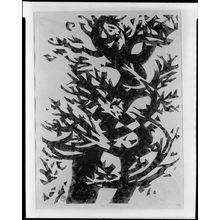Sasajima Kihei: Two Trees in the Wind No. 3, Shôwa period, dated 1962 - ハーバード大学