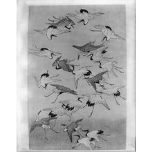 Utagawa Hiroshige: FLYING CRANES - Harvard Art Museum