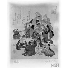 屋島岳亭: The Daughter of Tami no Atai Uji, from the series Twenty-Four Japanese Paragons of Filial Piety for the Honchô Circle (Honchôren honchô nijûshikô), Edo period, circa 1821-1822 - ハーバード大学