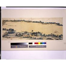 Katsushika Hokusai: Wide View of Both Banks of the Sumida River, Edo, Edo period, circa 1804 - Harvard Art Museum