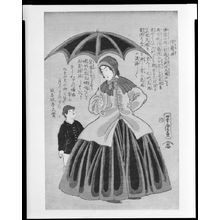 Utagawa Yoshitora: French Woman, Edo period, 1861 - Harvard Art Museum