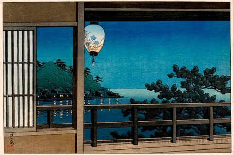 川瀬巴水 Enoshima ホノルル美術館 浮世絵検索