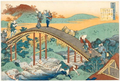 Katsushika Hokusai Ariwara No Narihira Honolulu Museum Of Art Ukiyo E Search