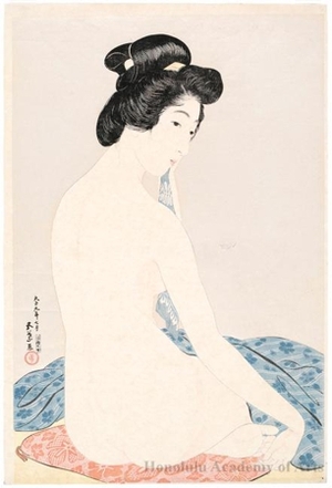 Hashiguchi Goyo: Woman After the Bath - Honolulu Museum of Art
