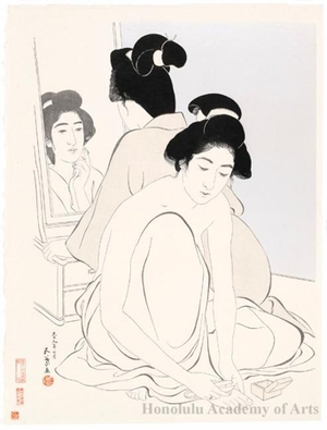 Hashiguchi Goyo: Two Women After Bath - Honolulu Museum of Art