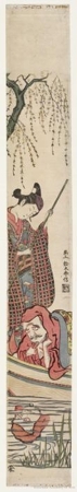 Izumiya Ichibei: Two Figures in a Boat (descriptive title) - Honolulu Museum of Art