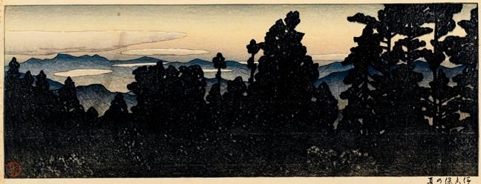 Kawase Hasui: Summer in Ikaho - Honolulu Museum of Art