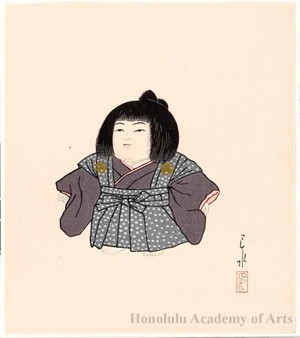 Kawase Hasui: Ishö Ningyö (Costume Doll) - Honolulu Museum of Art