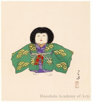 Kawase Hasui: Ishö Ningyö (Costume Doll) - Honolulu Museum of Art