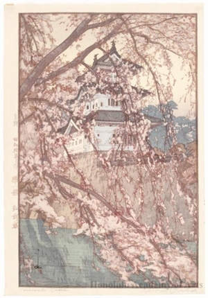 吉田博: Hirosaki Castle - ホノルル美術館