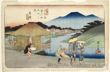 Utagawa Hiroshige: Takasaki - Honolulu Museum of Art