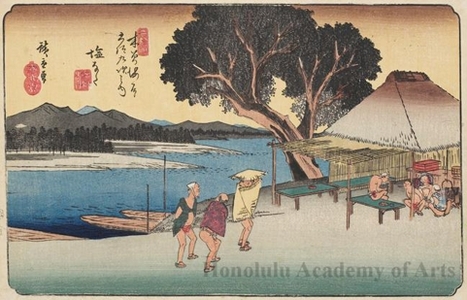 Utagawa Hiroshige: Shionata - Honolulu Museum of Art