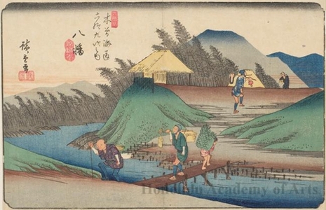 Utagawa Hiroshige: Yawata - Honolulu Museum of Art