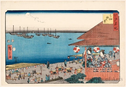 Utagawa Hiroshige: Autumn View of Takanawa - Honolulu Museum of Art