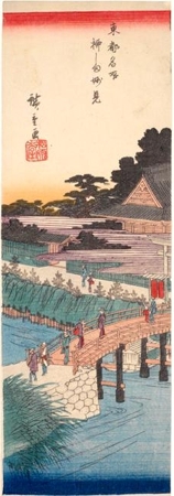 Utagawa Hiroshige: The Myöken (Bosatsu) of Yanagishima - Honolulu Museum of Art