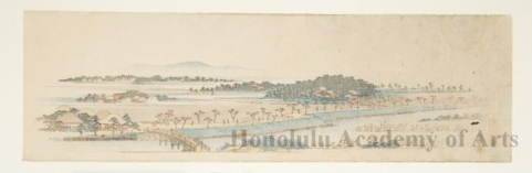 Utagawa Hiroshige: Azuma Woods - Honolulu Museum of Art