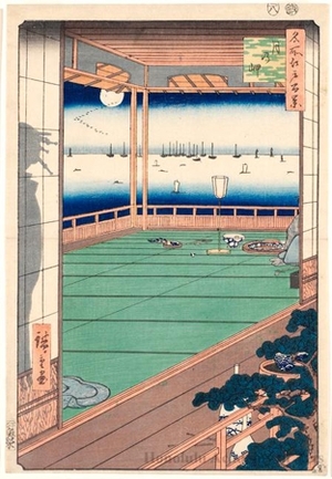 Utagawa Hiroshige: Moon-Viewing Point - Honolulu Museum of Art