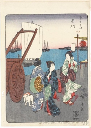 Utagawa Hiroshige: Shinagawa (Station #2) - Honolulu Museum of Art