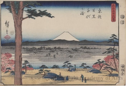 Utagawa Hiroshige: Töto Meguro Chiyogasaki - Honolulu Museum of Art