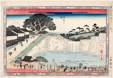 Utagawa Hiroshige, 歌川広重 (Utagawa Hiroshige)による浮世絵「Aoizaka Slope」