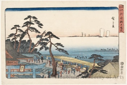 Utagawa Hiroshige: Susaki Benten Shrine Grounds - Honolulu Museum of Art