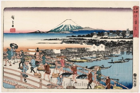 Utagawa Hiroshige: Nihonbashi Bridge - Honolulu Museum of Art