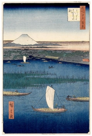 Japanese Print "Mitsumata Wakarenofuchi" by Utagawa Hiroshige, 歌川広重 (Utagawa Hiroshige)